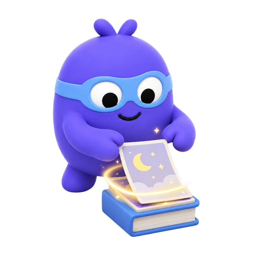 Heare mascotte met een boek